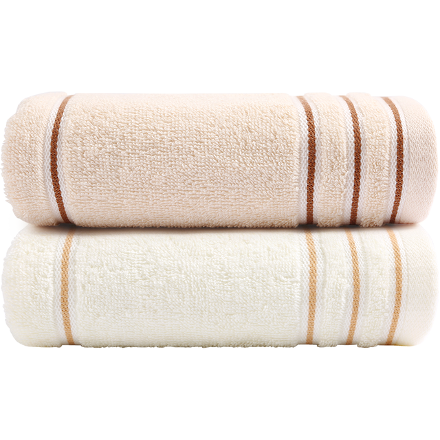 洁丽雅 全棉柔软洗脸毛巾  2条装