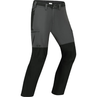 迪卡侬 MT500 男士山地徒步防风耐穿长裤-5509490 黑灰色