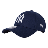 NEW ERA纽亦华MLB棒球帽子刺绣弯檐硬顶男女同款940 60292504-藏青色