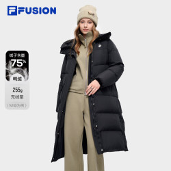 FILA 女士长款羽绒服 T11W445904F