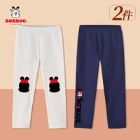 巴布豆童装女童打底裤修身洋气春秋款不起球女孩中小童2022年