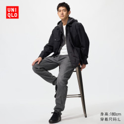 优衣库 男装EZY DENIM牛仔裤/水洗产品休闲裤加长款482855 479315 482855/06铅灰色 L