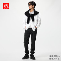 优衣库男装EZY DENIM牛仔裤/水洗产品休闲裤加长款482855 479315 482855/09黑色 4XL