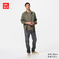 优衣库男装EZY DENIM牛仔裤/水洗产品休闲裤加长款482855 479315 479315/06铅灰色 3XL