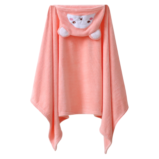 Kissbaby Miracle 纯棉A类儿童带帽斗篷浴袍 70*140cm