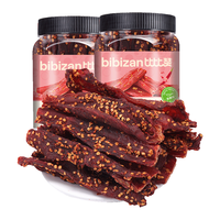 比比赞(BIBIZAN)风干鸡肉条干250g原味解馋耐嚼休闲零食品鸡肉干肉脯鸡胸肉即食 风干鸡胸肉【原味】 250g