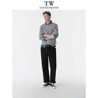 Teenie Weenie【云朵毛衣】小熊男装2025秋冬新品圆领绞花软糯针织衫男女同款