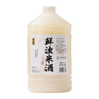 88VIP：浙一家 鲜浊米酒甜酒酿农家自酿微醺纯手工酿造低度甜酒5度2.5L