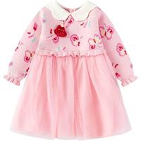 【balaOne】巴拉巴拉童装女童连衣裙2025春装网纱裙甜美洋气