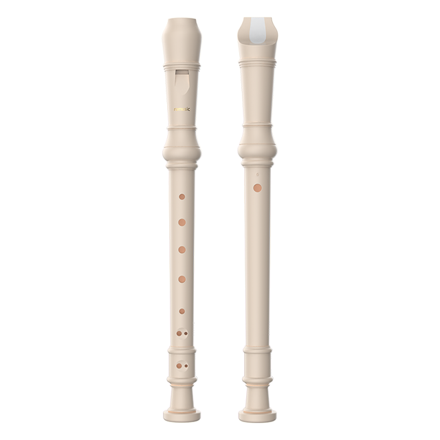 Romusic 竖笛高音C调8孔竖笛 白色