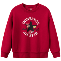 Converse【CNY新年系列】匡威儿童童装男童套装冬季女童加绒2件套运动校服 杰斯特红 110 /56 【身高104-110cm】