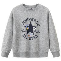 Converse【CNY新年系列】匡威儿童童装男童套装冬季女童加绒2件套运动校服 岩岭灰 140 /68 【身高128-140cm】