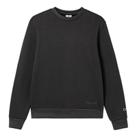 Champion 【品牌】男女同款秋冬加绒圆领卫衣草写logo刺绣保暖休闲