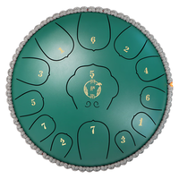 阿萨斯空灵鼓13音12寸成人儿童初学专业钢舌鼓手碟鼓打击乐器 孔绿