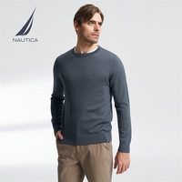 诺帝卡（NAUTICA）秋冬款羊毛圆领毛衣男SO3302 深花灰0MR XL