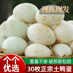 鄱阳湖 江西散养鸭蛋 50-59g*30枚