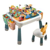 移动端、京东百亿补贴：费乐 大颗粒多功能积木桌 物100105百变汽车
