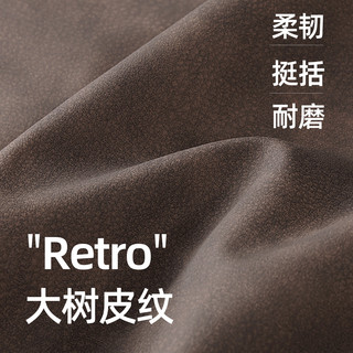 马克华菲【轻奢复古】机车皮衣夹克男2025秋季潮流防风外套1526 棕色306 XL 180