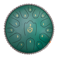 阿萨斯空灵鼓15音13寸成人儿童初学钢舌鼓手碟鼓打击乐器 孔雀石