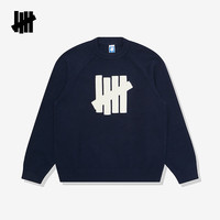UNDEFEATED 五条杠官方秋季新品经典ICON圆领毛衣 藏青色 XL