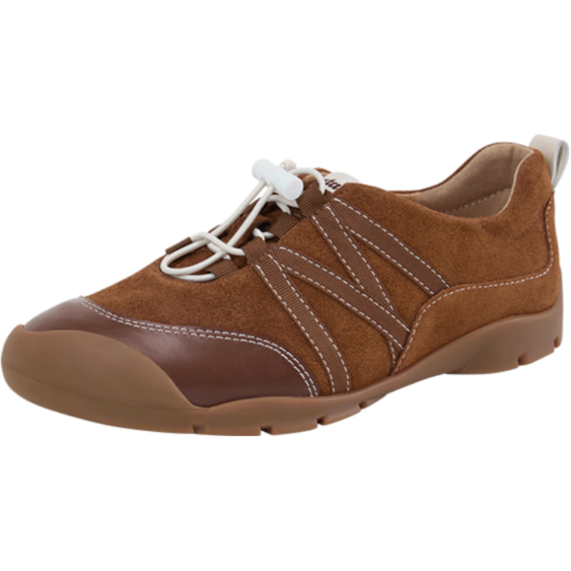  Bata/拔佳 百搭 女士休闲鞋 棕色 40