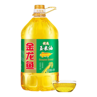 金龙鱼 食用油 优选玉米油4L 压榨一级 4L 4桶(整箱装)