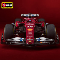 比美高 1:18 法拉利 SF25 勒克莱尔16号 合金车模