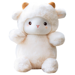 LOVE BEAR 玩偶娃娃 毛绒玩具小羊1只+礼盒+彩灯