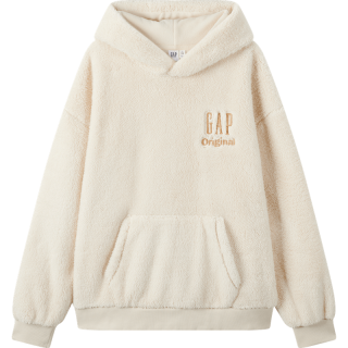 Gap 男士卫衣 字母刺绣logo抓绒套头衫 609098
