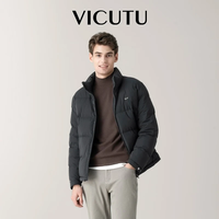 威可多(VICUTU)【Mr.v】商务羽绒服冬季男羽绒外套VBS99472942 石墨黑 180/100B