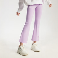 安德玛童装2024年女大童紧身喇叭裤中大童洋气时髦喇叭裤