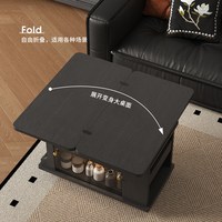 可移动茶几沙发边几折叠茶几小户型家用客厅小推车高级感茶台茶桌