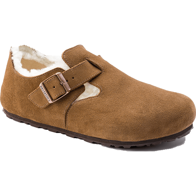  BIRKENSTOCK/勃肯 女士绒面保暖鞋  棕色常规版1014962 42