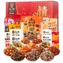 张飞 牛肉卤味零熟食情义礼盒 1935g