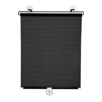 美纳美 遮阳帘窗户遮光卷帘伸缩窗帘阳台免打孔家用吸盘式隔热帘支持定制 宽68cm*125cm长