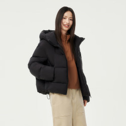 坦博尔 泡芙连帽羽绒服韩版面包服