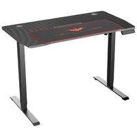 赛途赛拓者电脑桌碳纤维纹理电动升降桌电竞桌办公桌现代简约桌1.1米 赛拓者1.1米【电动升降】