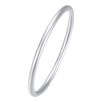中国黄金(CHINA GOLD)足银古法传承手镯女素圈实心银镯子古朴典雅马年新年 古法素圈(58#)丨约11g