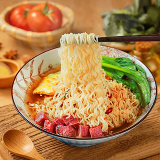 豫竹干脆面休闲零食解馋办公室方便夜宵红烧牛肉味52g*20袋 红烧牛肉味【52g*20袋】