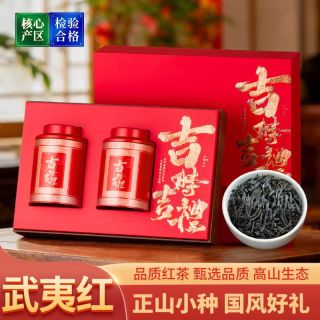 翠春园 桐木关正山小种武夷红茶浓香型茶叶礼盒装 200g