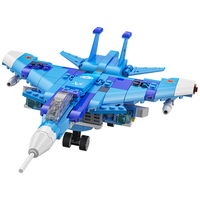 咔搭（CaDA）航天国防军事系列歼击机 积木玩具儿童拼装模型男孩儿童