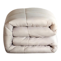 富安娜 FUANNA51%新西兰羊毛被冬被4~6斤 203*229cm 灰色（100%新西兰羊毛冬被） 1.2米床/单人（被芯152*210cm）