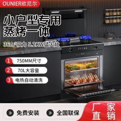 欧尼尔 750mm集成灶蒸烤一体750小户型新款用公寓组合75厘米