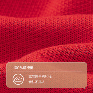巴拉巴拉童装儿童毛衣男童女童2025春装冬装小童宝宝套头针织衫拜年服 红蓝色调00468 100