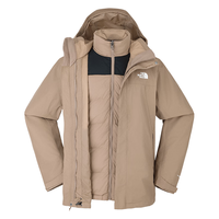 THE NORTH FACE/北面 防水保暖 男士冲锋衣 羽绒内胆