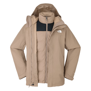  THE NORTH FACE/北面 防水保暖 男士冲锋衣 羽绒内胆