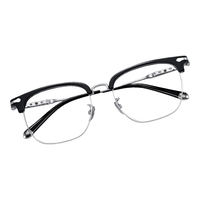 ZEISS/蔡司 防蓝光 老花镜+钛架 蔡司视特耐老花镜片【+200度】防蓝光 122214黑银C1