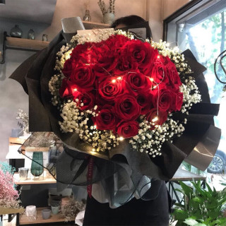 花递 鲜花  速递33朵玫瑰