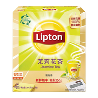 立顿（Lipton） 茉莉花绿茶茶包袋泡茶100包80包办公休闲餐饮酒店客房下午茶 茉莉花茶100包+赠10包红茶