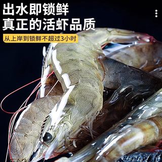 厄瓜多尔白虾大虾鲜活速冻盐冻2030南美白虾基围虾海虾对年货海鲜 16-22cm 1650g